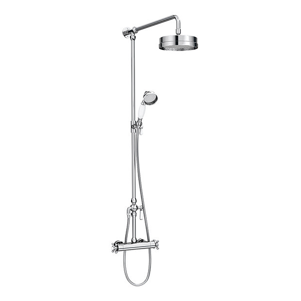 Chatsworth Traditional Crosshead Top Outlet Thermostatic Bar Shower