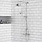 Chatsworth Traditional Crosshead Top Outlet Thermostatic Bar Shower Valve Inc. Rigid Riser Kit Large