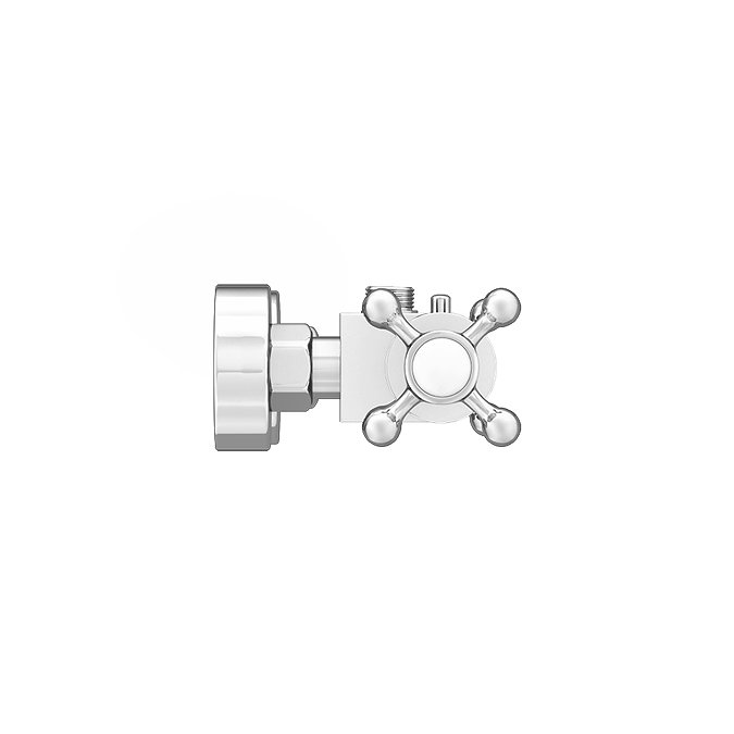 Chatsworth Traditional Crosshead Top Outlet Thermostatic Bar Shower Valve  In Bathroom Large Image