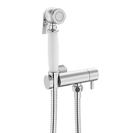 Chatsworth Traditional Douche Shower Spray Kit with Bar Shut-Off Valve and Hose Chrome