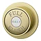 Chatsworth Traditional Dual Flush Push Button - Brushed Brass Large Image