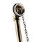 Chatsworth Traditional Exposed Bath Waste Kit Including Shallow P Trap - Antique Brass