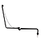 Chatsworth Traditional Exposed Bath Waste Kit Including Shallow P Trap - Matt Black