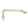 Chatsworth Traditional Exposed Shallow Seal Bath Trap & Pipe - Brushed Brass