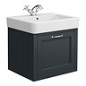 Chatsworth Traditional Graphite 560mm Wall Hung Vanity