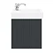 Chatsworth Traditional Graphite 560mm Wall Hung Vanity  Newest Large Image