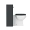 Chatsworth Traditional Graphite Complete Toilet Unit  Newest Large Image
