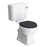Chatsworth Traditional Graphite Countertop Vanity Unit + Close Coupled Toilet Package