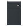 Chatsworth Traditional Graphite Countertop Vanity Unit + Toilet Package