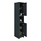 Chatsworth Traditional Graphite Tall Cabinet with Matt Black Handles  Profile Large Image