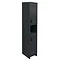 Chatsworth Traditional Graphite Tall Cabinet with Matt Black Handles Large Image