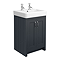 Chatsworth Traditional Graphite Vanity (560mm Wide - 2 Tap Hole)