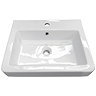 Chatsworth Traditional Green 560mm 2 Drawer Wall Hung Vanity with Chrome Handles