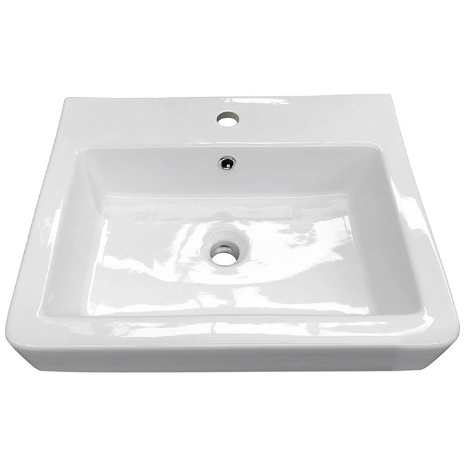 Chatsworth Traditional Green 560mm Vanity Sink + 300mm Cupboard Unit Standard Large Image