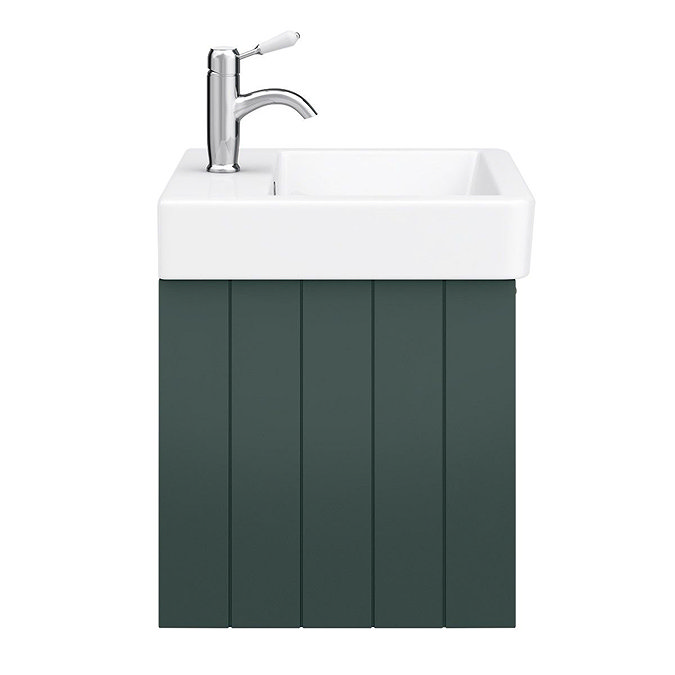 Chatsworth Traditional Green 560mm Wall Hung Vanity  Standard Large Image