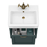 Chatsworth Traditional Green 560mm Wall Hung Vanity