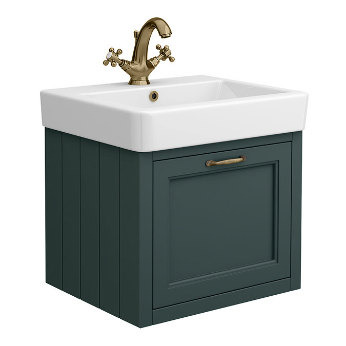 Chatsworth Traditional Green 560mm Wall Hung Vanity