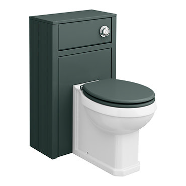 Chatsworth Traditional Green Complete Toilet Unit  Feature Large Image