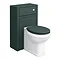 Chatsworth Traditional Green Semi-Recessed Vanity Unit + Toilet Package  Standard Large Image