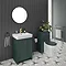 Chatsworth Traditional Green Sink Vanity Unit + Toilet Package Large Image
