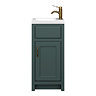 Chatsworth Traditional Green Small Vanity - 400mm Wide