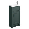 Chatsworth Traditional Green Small Vanity - 400mm Wide Large Image