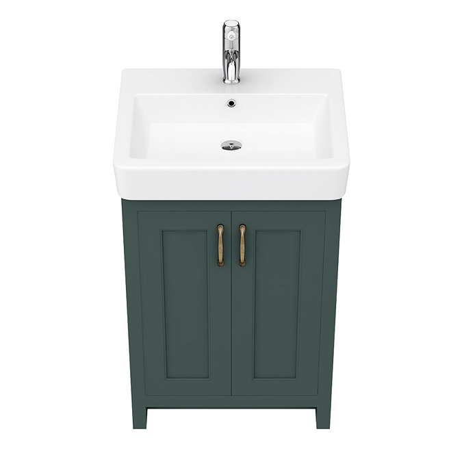 Chatsworth Traditional Green Vanity - 560mm Wide  additional Large Image