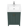 Chatsworth Traditional Green Vanity - 560mm Wide  additional Large Image