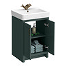Chatsworth Traditional Green Vanity - 560mm Wide