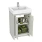 Chatsworth Traditional Grey 560mm Vanity Sink + 300mm Cupboard Unit