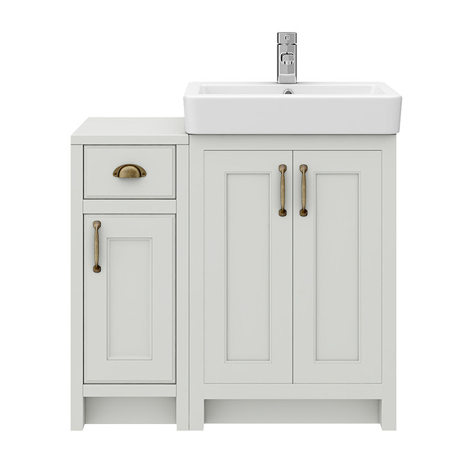 Chatsworth Traditional Grey 560mm Vanity Sink + 300mm Cupboard Unit  additional Large Image