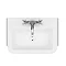 Chatsworth Traditional Grey 600mm Semi-Recessed Vanity with Brushed Brass Handles