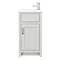 Chatsworth Traditional Cloakroom Vanity Unit Suite - Grey additional Large Image