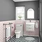 Chatsworth Traditional Grey Complete Toilet Unit  In Bathroom Large Image