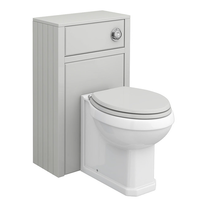 Chatsworth Traditional Grey Complete Toilet Unit Large Image