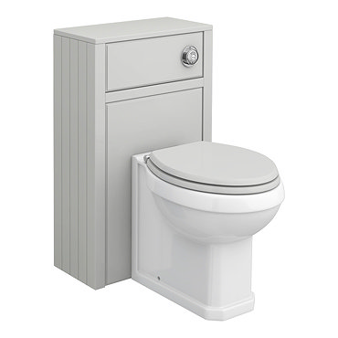 Chatsworth Traditional Grey Complete Toilet Unit  In Bathroom Large Image