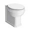 Chatsworth Traditional Grey Countertop Vanity Unit + Toilet Package