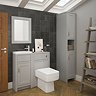 Chatsworth Traditional Grey Small Vanity - 400mm Wide  Standard Large Image