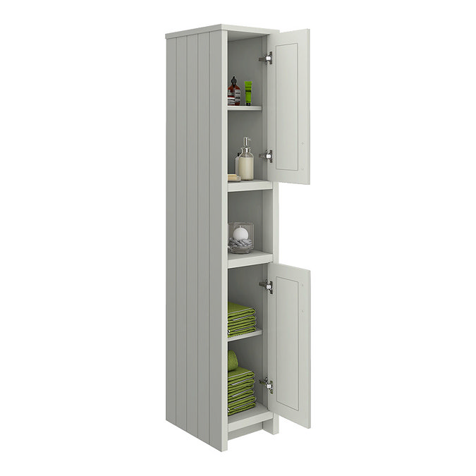 Chatsworth Traditional Grey Tall Cabinet  Feature Large Image