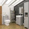 Chatsworth Traditional Grey Toilet Unit - 500mm Wide  Feature Large Image