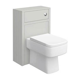Chatsworth Traditional Grey Toilet Unit - 500mm Wide Medium Image