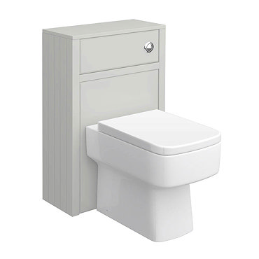 Chatsworth Traditional Grey Toilet Unit - 500mm Wide  Profile Large Image