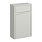 Chatsworth 500mm Traditional Grey Toilet Unit Only