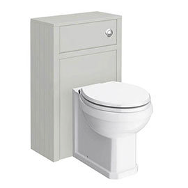 Chatsworth Traditional Grey Toilet Unit + Pan Medium Image