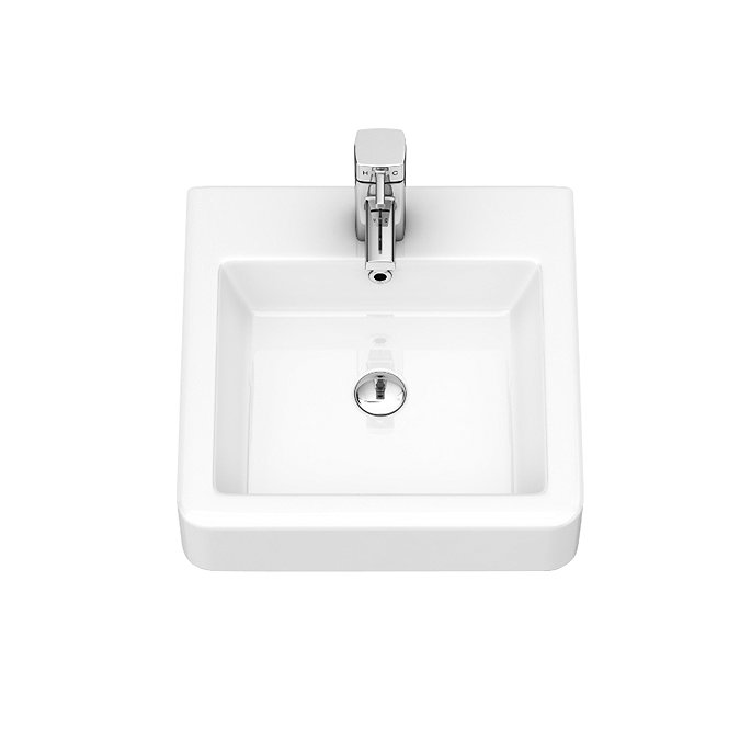 Chatsworth Traditional Grey Vanity - 425mm Wide with Matt Black Handles Feature Large Image