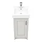 Chatsworth Traditional Grey Vanity - 425mm Wide  In Bathroom Large Image