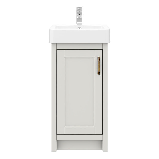 Chatsworth Traditional Grey Vanity - 425mm Wide  additional Large Image