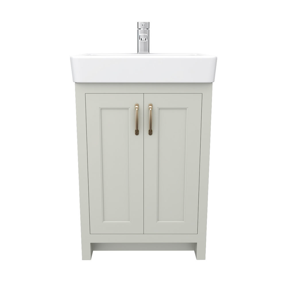 Chatsworth Traditional Grey Vanity - 560mm Wide  additional Large Image