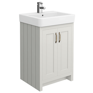 Chatsworth Traditional Grey Vanity - 560mm Wide  Profile Large Image