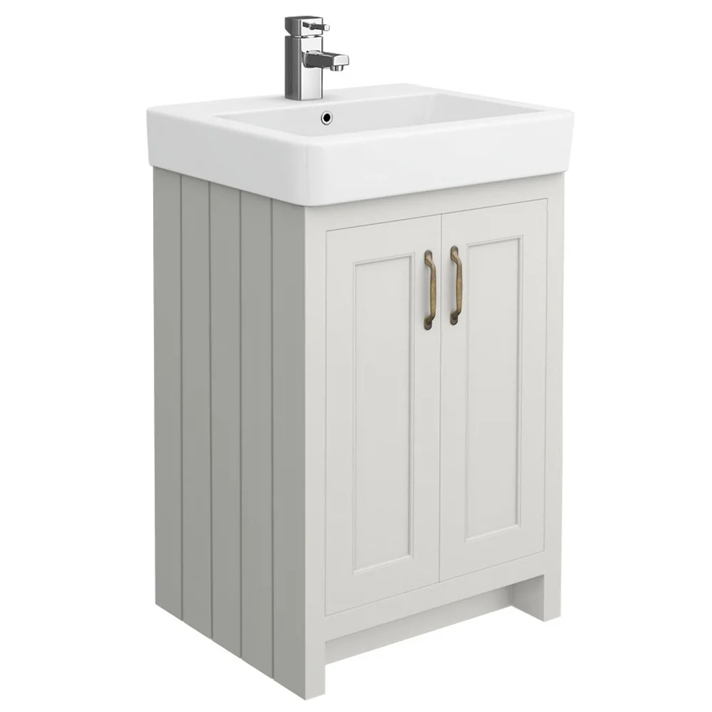 Chatsworth Traditional Grey Vanity | Victorian Plumbing